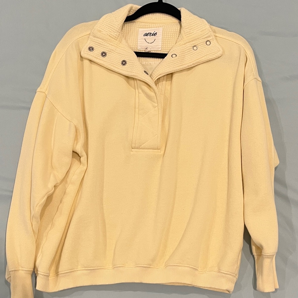Aerie Button-Up Sweater